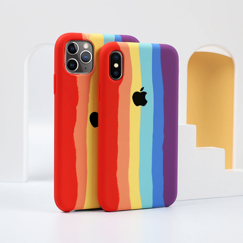 Rainbow best sale phone case