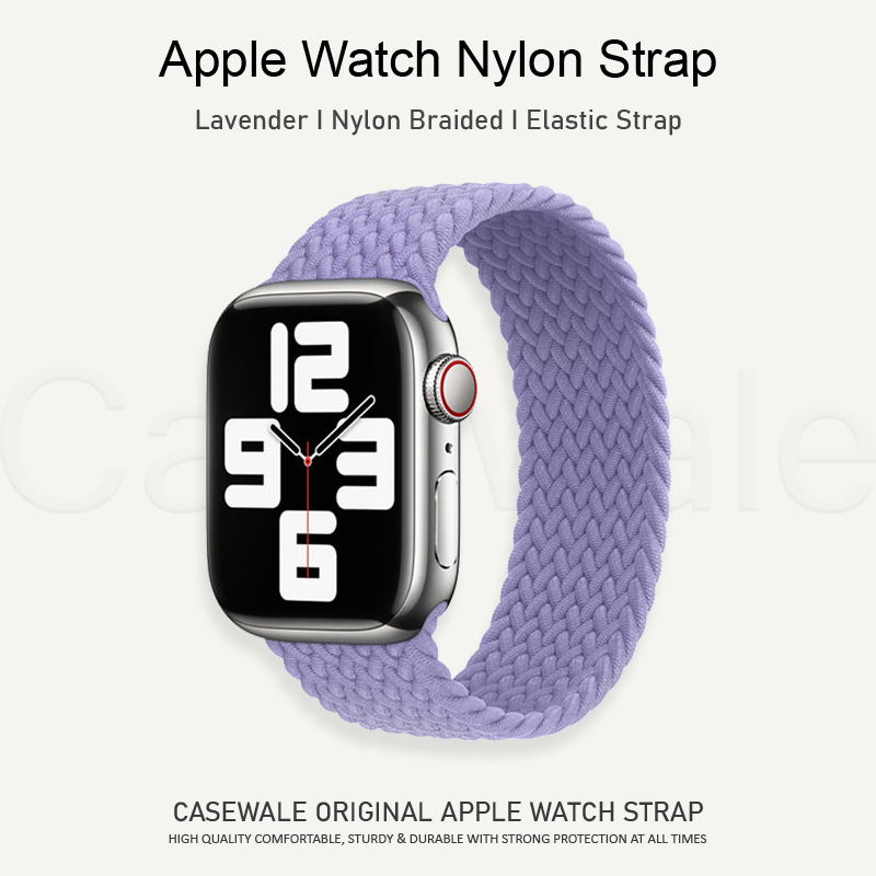 Apple Watch Series Solo Loop Nylon Woven Elastic Strap Casewale